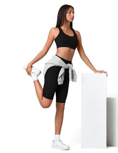 Women’s Tummy Control Bike Shorts Pack - Small-Medium Black, Grey, Navy