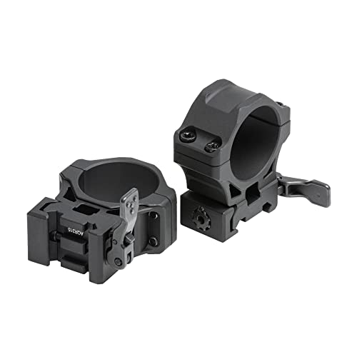 UTG ACCU-SYNC QR 30mm Med. Profile Scope Rings, Picatinny, Black