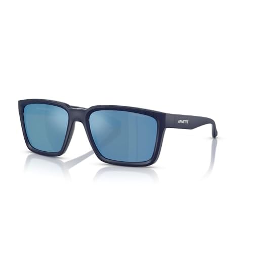 ARNETTE Man Sunglasses Medioum Grey Top Matte/Shiny Frame, Grey Mirror Orange/Yellow Lenses, 57MM