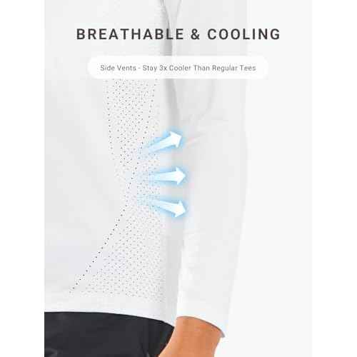 ALLZERO Women's UPF 50+ Long Sleeve Sun Shirts Quick Dry SPF Shirts for Workout Hiking Fishing Rash Guard