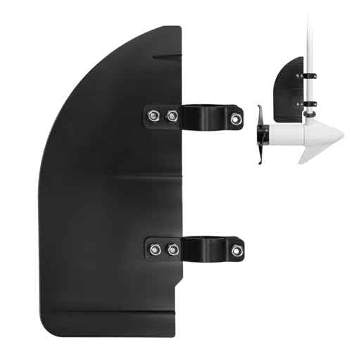 Trolling Motor Rudder, Boat Rudder Kit, Trolling Motor Accessories, Boat Rudder, Fits Most 24-55 Thrust Trolling Motors, Boat Rudder for Pontoon Fishing Kayak Canoe Jon Boat