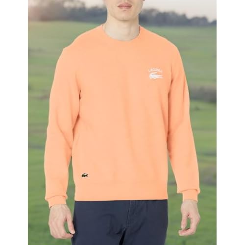 Lacoste Men's Classic Fit Long Sleeve French Terry Sweatshirt