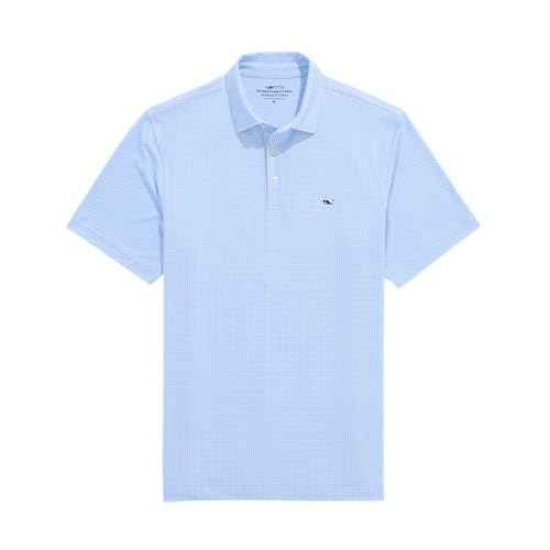 vineyard vines Mens Printed Sankaty Performance Polo