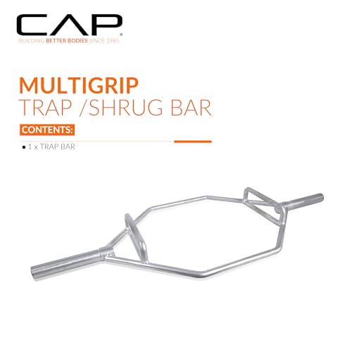 CAP Barbell Olympic Trap Bar | Multiple Grip Options