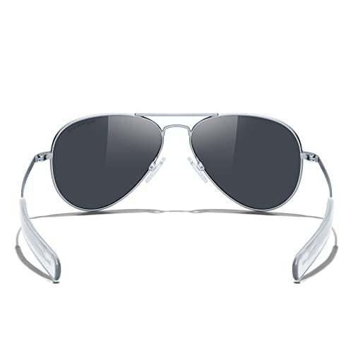 MERRY'S Classic Aviator Military Polarized Sunglasses for Men or Women S8562