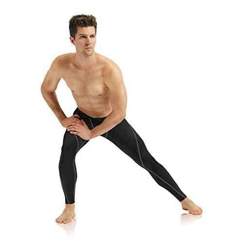 Roadbox 1, 2 or 3 Pack Men's Compression Pants Athletic Base Layer Cycling Tights Leggings for Running Yoga Basketball