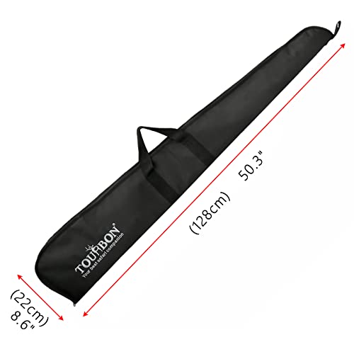 TOURBON Hunting Nylon Shotgun Case 50-inch Gun Bag With Adjustable Shoulder Strap (Black)