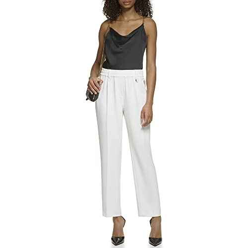Karl Lagerfeld Paris Womens Everyday Relaxed Casual Pant