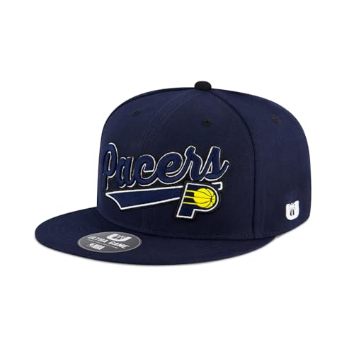 NBA Team Logo Snapback Baseball Cap Hat - Indiana Pacers, One Size, Team Colors