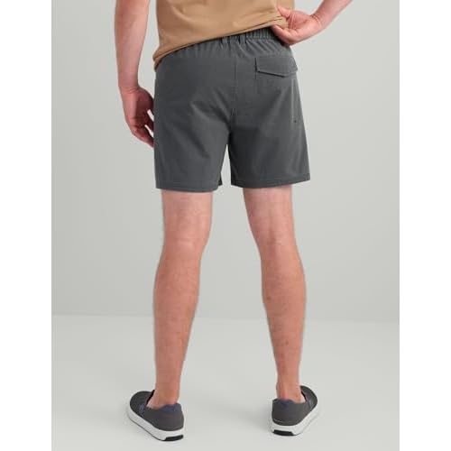 HUK Men's Next Level Camp 6" Performance Fishing Shorts, Lightweight, Quick-Dry, Elastic Waistband
