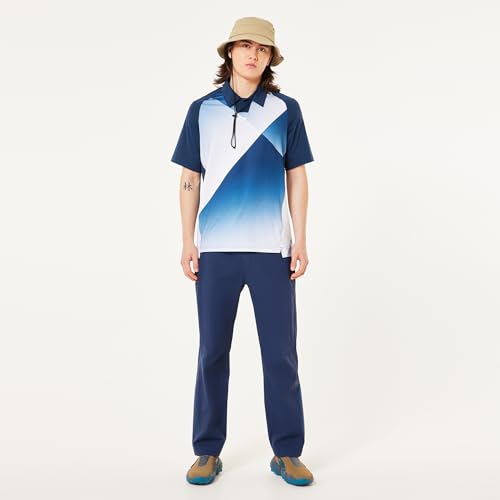 Oakley Mens C1 Hazy Geo Polo