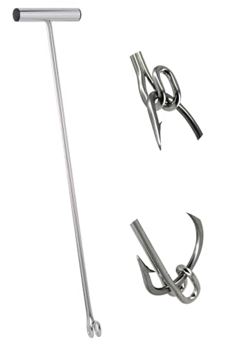 24 Inch Stainless Steel Fishing Hook Remover Tool for Saltwater & Sharks - Dehooker