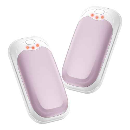 infray Hand Warmers Rechargeable 2 Pack, Electric Hand Warmer Reusable USB Pocket Warmer, 3 Levels Heat AI Handwarmer Portable Hand Heater, Great Gifts for Men Women, Outdoor, Golf, Hunting