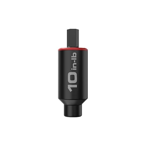 Real Avid Smart-Torq Fixed 10 Inch-Lb Torque Limiter - Accuracy Within +/- 5%, Click-Style Clutch Mechanism Prevents Over-Tightening, Works with 1/4" Hex Drivers and Bits