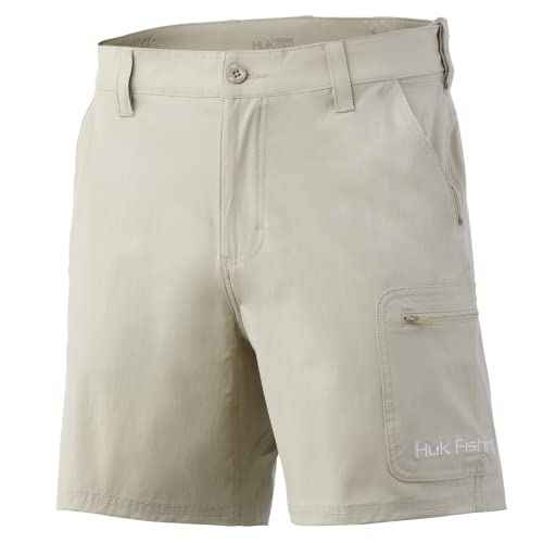 Huk Men's Next Level 7" Short, Quick-Drying Fishing Shorts for Men