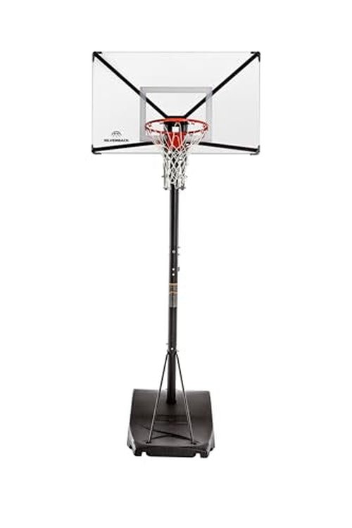 Silverback NXT Portable Adjustable 10ft Outdoor Basketball Hoop - 50" and 54" Basketball Goal Backboard Available - Assembles in 90 Minutes