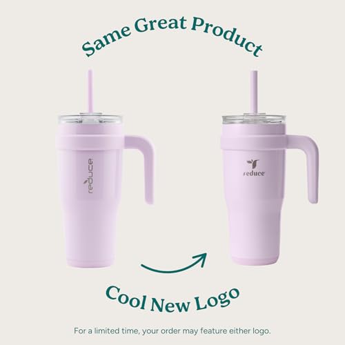 24 oz Stainless Steel Travel Mug with Handle - Sea Glass, Double Wall Insulated