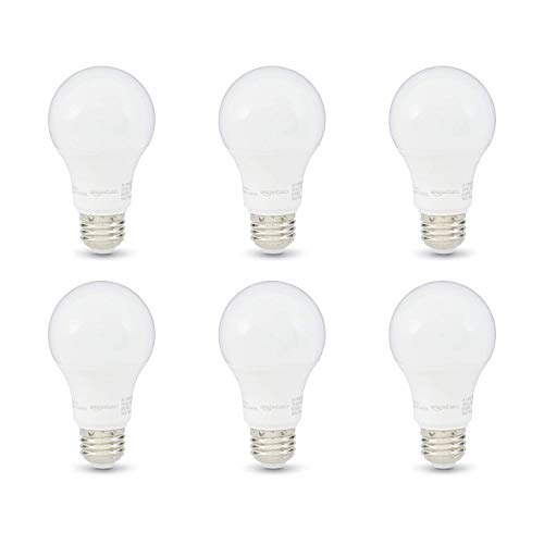 LED Light Bulbs 6 Pack - 60W Equivalent, Soft White 2700K, Dimmable, Energy Saving