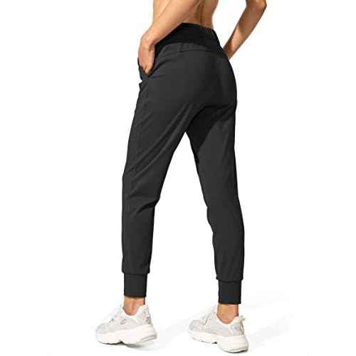 SANTINY Women's Joggers Pants Pockets Drawstring Running Sweatpants for Women Lounge Workout Jogging