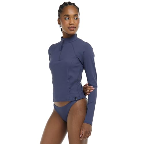 Body Glove Women's Standard Raelynn Long Sleeve Crop Top Rashguard