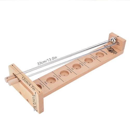 Wooden Shoot the Moon Game for Kids and Adults - Traditional Chinese Puzzle Toy