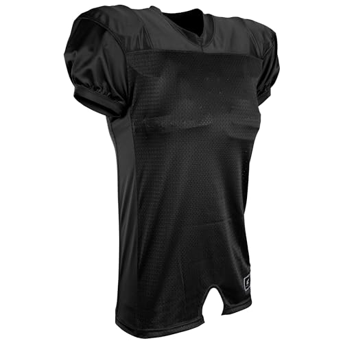 Men's All-Purpose Football Jersey Small Black - Breathable Polyester Sports Top