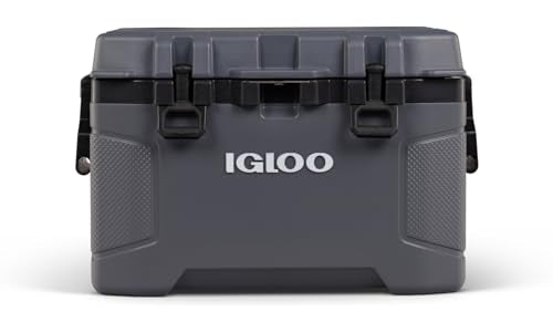 Igloo Trailmate 52Qt Wheeled Cooler, Insulated Hard Shell Ice Chest, Carbonite