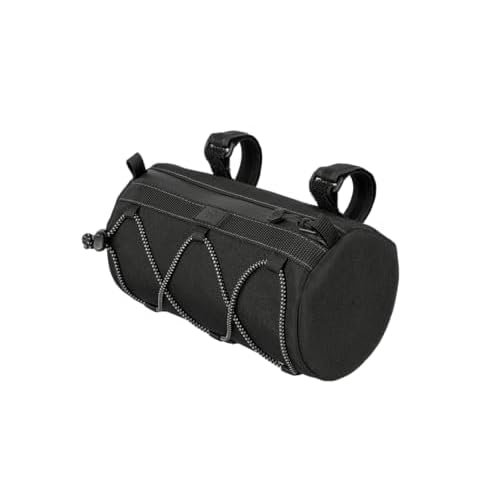 Topeak Tubular BarBag Slim 1.5L ? Compact Waterproof Handlebar Duffle Bag with Quick Access Zipper, 600D Polyester Shell, and Anti-Slip Mounting System for Urban & Trail Rides