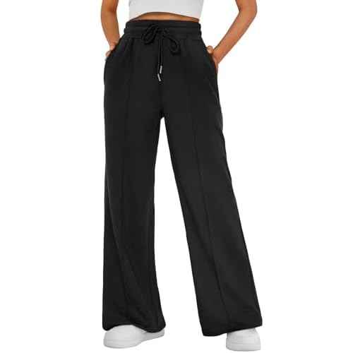 AUTOMET Womens Wide Leg Sweatpants Baggy Lounge Travel Pants Fall Fashion Outfits 2025 Winter Clothes Joggers
