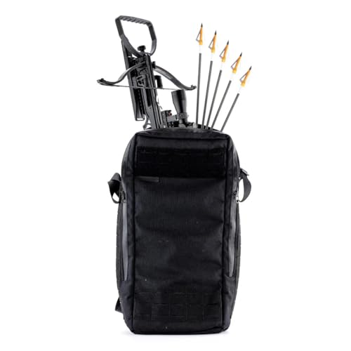 Steambow AR-Series Survival Crossbow Bundle | Survival Crossbow with Knife, Scope and Bag | Collapsible, Easy to Transport, Lightweight | Up to 250 fps with 14" Arrows