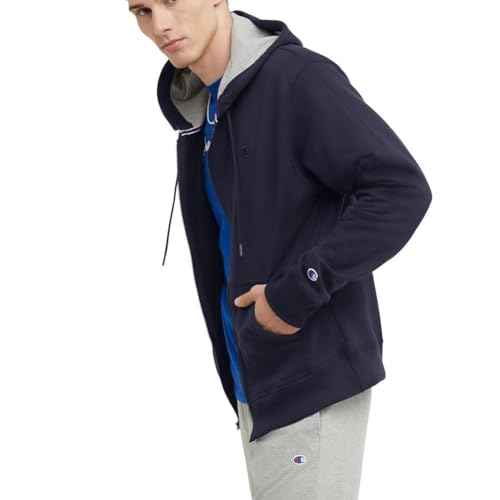 Champion Men's Zip-up Hoodie, Comfortable Zip-up Hoodie Sweatshirt for Men (Reg. Or Big & Tall)
