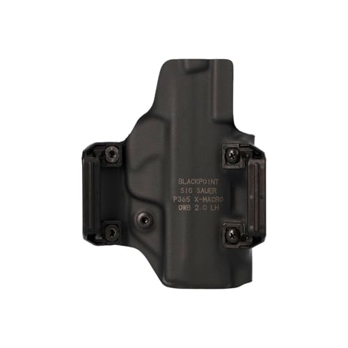 SIG SAUER P365 X-Macro OWB BlackPoint Tactical Right/Left Hand Lightweight Durable Weather-Resistant Adjustable Concealed Carry Hip Handgun Holster