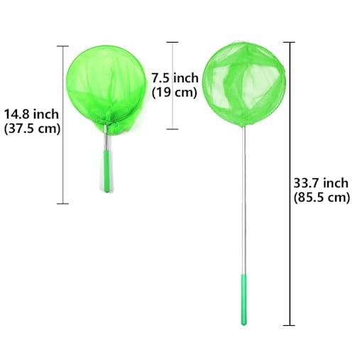 Foldable Fish Trap with 6 Holes for Crawfish Crabs Minnows - Portable Bait Net