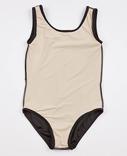 Girls Dance Leotard Bodysuit for Ballet, Gymnastics, Toddler & Kids - Black - Tank / 13-14 Years