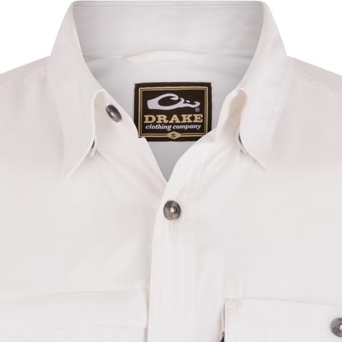Drake Waterfowl Men's 8-Shot Flyweight AD9501 Long-Sleeved Moisture-Wicking Quick-Drying Lightweight Hunting Shirt