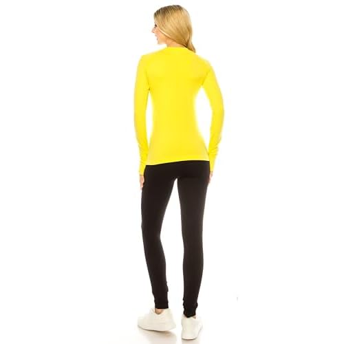 ANNVA U.S.A. Long Sleeve Workout Shirts for Women,Swiftly Tech Workout Shirts,Athletic Yoga Gym Workout Tops Soft & Stretchy