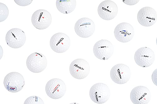 Recycled Pinnacle Golf Balls - Good Condition, 48 Pack with Mesh Bag