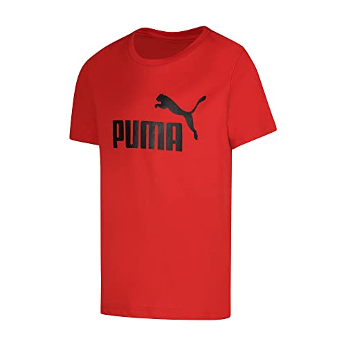Puma Boys' No. 1 Logo T-Shirt X-Large High Risk Red