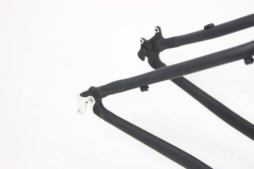 Motobecane Boris Fat Bike Frame Frameset Rigid Fork Unbranded Mountain Bike for 26 Inch Wheels (17" Fits Most Riders 5'8" to 5'11')