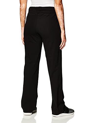Danskin Women's Drawcord Athletic Pants - Medium Black Yoga & Workout Trousers
