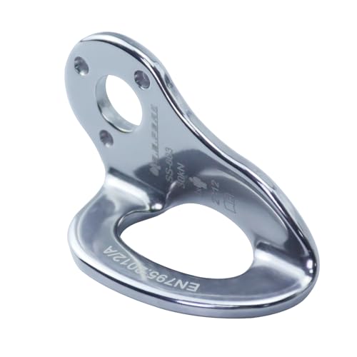 10-Pack 30kN Stainless Steel Climbing Bolt Hangers Rock Anchors for Mountaineering
