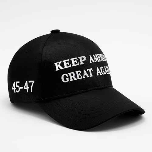 Keep America Great Again MAGA Baseball Cap for Men & Women Unisex - Adjustable Dad Hat Embroidered USA Flag