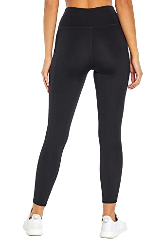 Zobha Women's High Rise Endurance Deluxe Pocket Leggings - Large Black