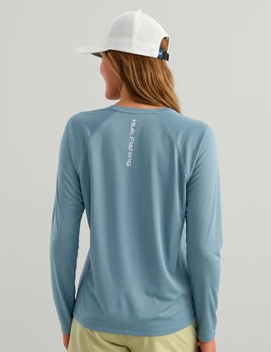 Women's Long Sleeve Sun Protection Shirt - Blue Shadow, Medium