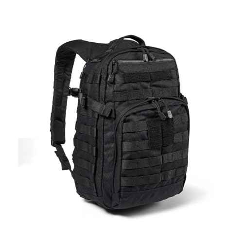 5.11 Tactical Backpack, RUSH 12 2.0 Military Survival Molle Backpack with Laptop Compartment, 24L, Style 56561ABR/56562ABR