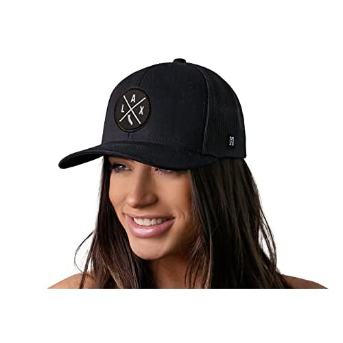 HAKA State City Trucker Hat for Men & Women, Adjustable Baseball Hat, Mesh Snapback, Sturdy Outdoor Black Golf Hat