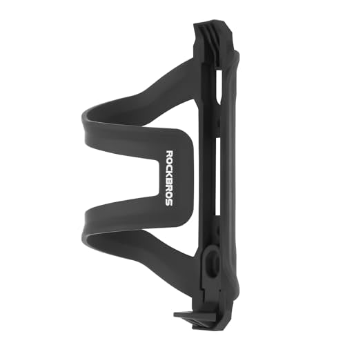 RockBros Bike Water Bottle Holder Black Lightweight Adjustable Cycling Cage