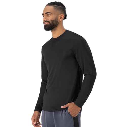 Hanes Sport Men's Long-Sleeve T-Shirt Pack, Cool DRI Moisture-Wicking Performance T-Shirts, Performance Tee, 2-Pack