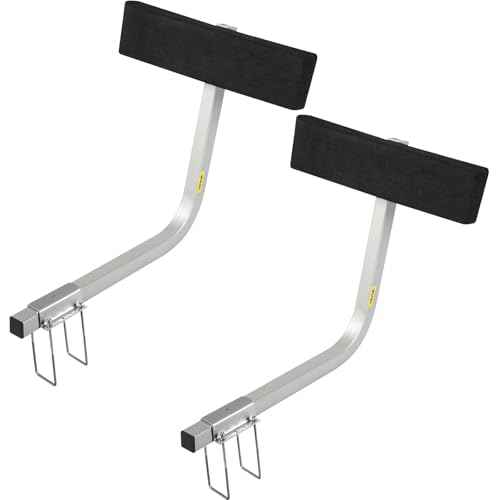 VEVOR Boat Trailer Guide on, 2PCS, Short Bunk Guide-Ons Steel Trailer Guides w/Carpet-Padded Boards, Complete Mounting Accessories Included, for Ski Boat, Fishing Boat or Sailboat Trailer