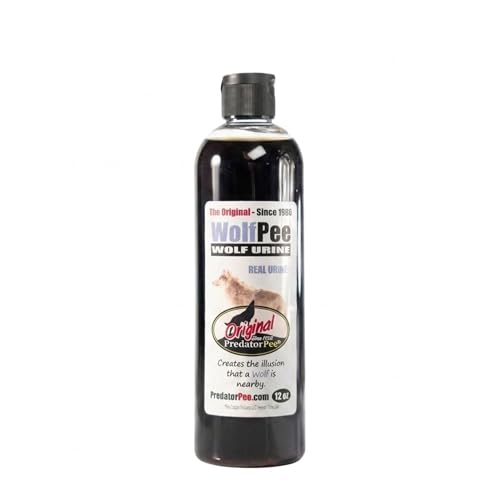 Wolf Urine PredatorPee 12 oz Natural Predator Scent for Yard Garden Pest Control